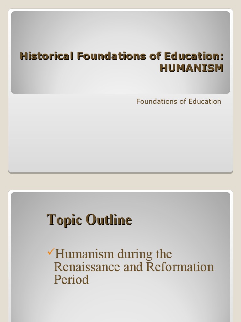 Humanism In The Renaissance Pdf Renaissance Humanism