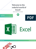 Chapter1 Data Analysis Excel Data Camp