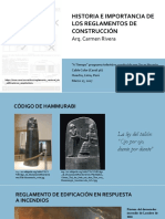 Historia E Importancia de Los Reglamentos de Construcción: Arq. Carmen Rivera