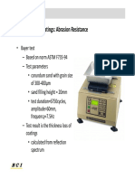 Analysis of AR-Coatings: Abrasion Resistance
