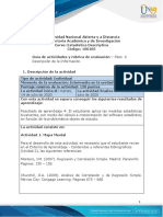 Guía de Actividades y Rúbrica de Evaluación - Unidad 2 - Paso 4 - Descripción de La Información