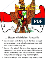 Pertemuan Ketiga Bab 1 Nilai-Nilai Pancasila Dalam Penyelenggaraan Pemerintahan