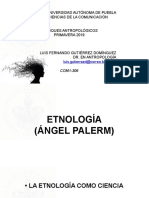 Ángel Palerm: Etnología