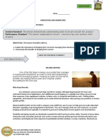 LO1. Harvest Horticultural/ Crop Produce: The Learner Independently Harvest Matured Crops and Markets Them Properly