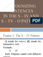 The Five Basic Sentence Patterns in English | PDF | Verb | Subject ...