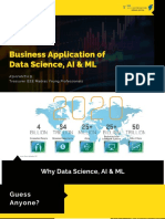 Business Application Of, Data Science, AI & ML PDF