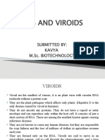 Viroids and Prions