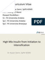 17. High Mix Insulin From Initiation To Intensification. dr. Aywar Zamri, SpPD-KEMD