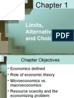 Chapter 1 Limits Alternatives and Choices