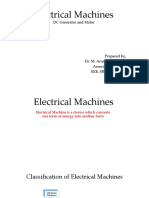 Electrical Machines: DC Generator and Motor