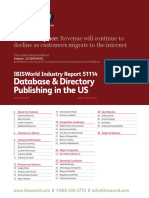 IBISWorld - Database & Directory Publishing in The US - 2019