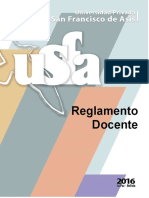 USFA Reglamento Docente PDF