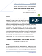 GONÇALVES, L. C.; SOUZA, M. P. V. de. 2018. Flipped Classroom_Uma nova maneira de aprender e ensinar língua portuguesa.pdf