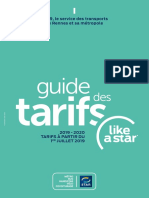 Guide Des Tarifs STAR 2019 2020