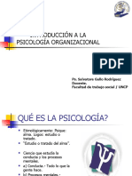 Introducción a la Psicología Organizacional