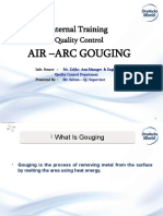 Training - Air Arc Gouging
