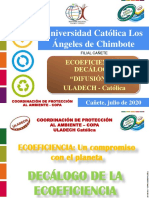 Universidad Católica Los Ángeles de Chimbote: Ecoeficiencia: Decálogo "Difusión - I" ULADECH - Católica