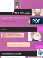 Etapa Prenatal - Inmunizaciones