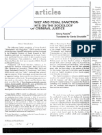 RUSCHE, Georg. Labor market and penal sanction. thoughts on the sociology of criminal justice