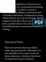 Poetry Elements