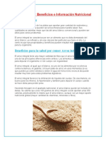 Arroz Integral y Gluten