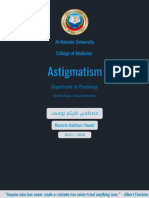 Astigmatism - Physiology