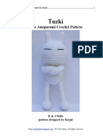 Free Amigurumi Doll Pattern Tuzki PDF