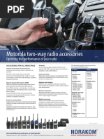 Motorola Two-Way Radio Accessories: Optimise The Performance of Your Radio