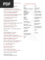 GP Welcome Tune List | PDF | Musicians | Singers