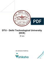 DTU - Delhi Technological University (DCE)