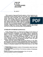 Freud'S Analysis of Horace Frink, M.D.: A Previously Unexplained Therapeutic Disaster