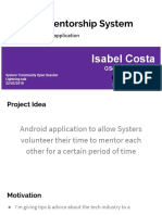 Systers Support System Presentation PDF