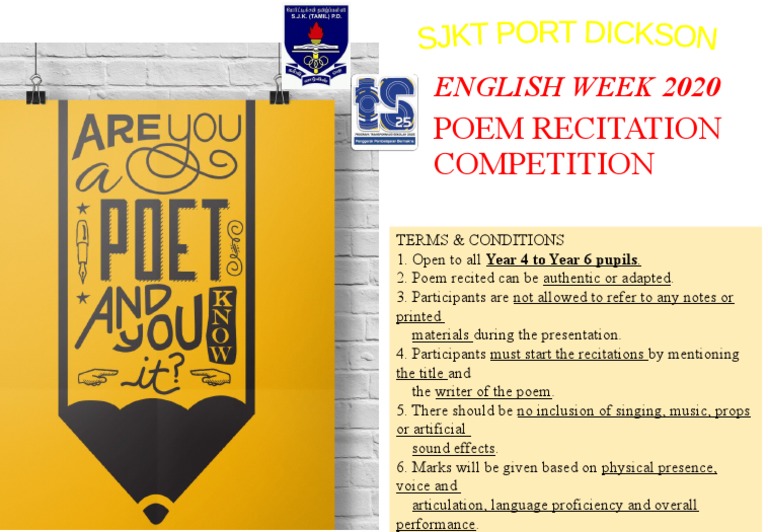 Poem Recitation Competition | PDF