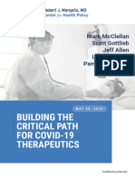 Building The Critical Path For Covid-19 Therapeutics