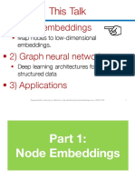 This Talk: 1) Node Embeddings 2) Graph Neural Networks 3) Applications