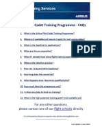 Airbus Pilot Cadet Programme - FAQ v3 PDF