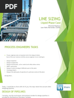 Line Sizing: Liquid Phase Case