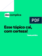 Tabela periódica conteúdo essencial