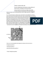 The Properties of Moisture Contact in The Soil