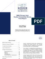 2009 Chicago Kosher Community Survey - Final Survey Report