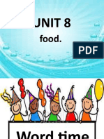 Unit 8: Food