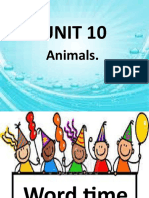 Unit 10 Animals, Words & Phonics