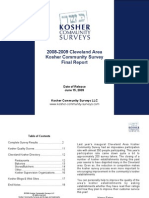 2008-09 Cleveland Kosher Community Survey - Final Survey Report