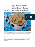 Edible Cookie Dough