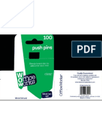 Push Pins - UPC 4126033107