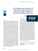Anti-Inflammatory Properties of Curcumin, A Major Constituent of Curcuma Longa: A Review of Preclinical and Clinical Research