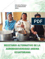 Recetario Con Variedades Nativas de Los Andes Ecuatorianos