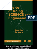 Hamming TheArtOfDoingScienceAndEngineering PDF