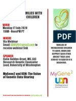 Undiagnosed Family Support Group July 2020