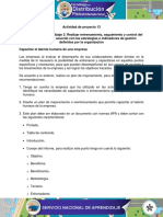 Evidencia 8 Plan de Mejoramiento Capacitar El Talento Humano de Una Empresa